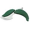 Multifunction Stainless Steel Leaf Shape Folding Pocket Knife