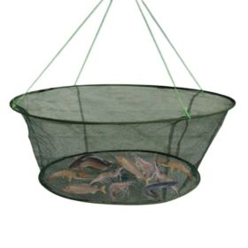 Foldable Fishing Net; Crab Net; Fish Net With Fishing Rope & Handle