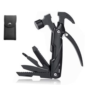 Portable Stainless Steel Claw Hammer Pocket Multitool Tool With Nylon Sheath