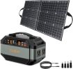 GOFORT 330W Portable Power Station;  299Wh Solar Generator Backup Power