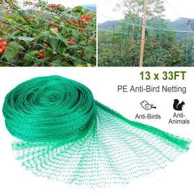 13 x 33ft Garden Netting Heavy Duty PE Anti Bird Netting Plants Fruits Tree