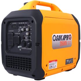 3500 Watt Portable Inverter Generator Gas Powered, EPA Compliant with CO SENSOR