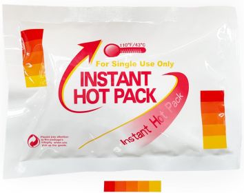 Instant Hot Packs for Pain Relief 6" x 8", Heating Patches 10 Pack