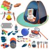 56Pcs Kids Camping Toy Set With Playtent