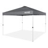 VEVOR Pop Up Canopy Tent, 10 x 10 ft, 250 D PU Silver Coated Tarp, with Portable Roller Bag