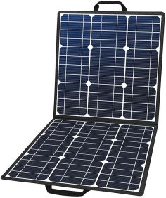 100W 18V Portable Solar Panel, Flashfish Foldable Solar Charger with 5V USB