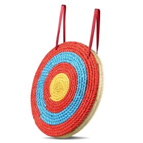 VEVOR Archery Target, 3 Layers 20" Arrow Target, Traditional Solid Straw Round Archery Target Shooting Bow, Hand-Made Arrows Target