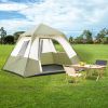 6 Person Camping Tent Setup in 60 Seconds with Rainfly & Windproof Tent with Carry Bag