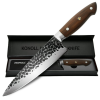 KONOLL Chef Knife Forged Handmade 8 inch Professional Kitchen Knife, HC Stainless Steel