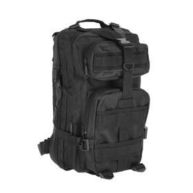 Military Tactical Backpacks Molle System Black Color multi-compartment and zippered closure pocket