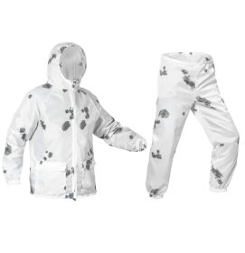 Blur Snow Camo Winter Camouflage Ultra Thin X-Large Size Overwhites for Hunting Airsoft Paintball Outdoor