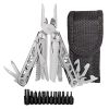 Heavy Duty Multitool | Military Grade Stainless Steel Frame;  Deep Profile Blade;  First Aid Scissors