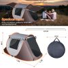 3-4 Person Pop Up Tent Automatic Setup Camping Tent Waterproof Instant Setup