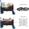 Collapsible Heavy Duty Beach Wagon Cart Outdoor Folding Utility Camping