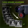 1080p Full HD Vabsce True Infrared Night Vision Monocular; Goggles For Seeing In Complete Darkness