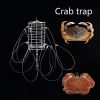 1pc Crab Trap Snare With Multiple Hooks; Reusable Bait Cage For Outdoor Crab Shrimp Lobster