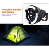 Portable LED Camping Lantern with Ceiling Fan