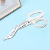 White Trauma Shears 7 1/4", Medical Scissors for Nurses 7.25', Heavy Duty Surgical Scissors