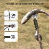 Outdoor Stainless Steel Multi-function Fork Spoon Tableware Combination Bottle Opener Fish Harpoon