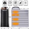 ANTARCTICA GEAR Heated Sleeping Bag 3 Adjustable Heating Levels Cold Weather