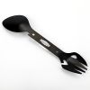 Outdoor Stainless Steel Multi-function Fork Spoon Tableware Combination Bottle Opener Fish Harpoon