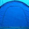 Camping Tent 9 Persons Dark Blue and Blue Fabric