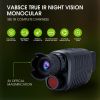 1080p Full HD Vabsce True Infrared Night Vision Monocular; Goggles For Seeing In Complete Darkness