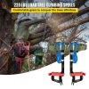 VEVOR Tree Climbing Spikes, 4 in 1 Alloy Metal Adjustable Pole Climbing Spurs, w/Security Belt