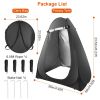 Pop Up Privacy Tent Foldable Outdoor Shower Toilet Tent Portable Clothes Changing Room