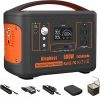 Portable Power Station 110V/600W 568Wh Lithium Battery Pure Sine Wave AC