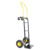 Hand Truck Dual Purpose 2 Wheel Dolly Cart and 4 Wheel Push Cart with Swivel Wheels