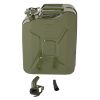 20L Portable American Fuel Oil Petrol Diesel Storage Can Army Green