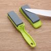 1pc Knife Sharpener With Handle; Sharpening Tool; Household Labor-saving Sharpener