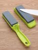 1pc Knife Sharpener With Handle; Sharpening Tool; Household Labor-saving Sharpener