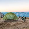 84.6*34.5*49.2in military green camping tent with tent storage bag and camp bed