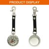 Mini Waterproof Shockproof Compass With Keychain; Emergency Survival Equipment