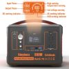 600W Portable Power Station 568Wh 153600mAh Solar Generator Backup