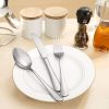 8Pcs Travel Silverware Set with Case Portable Utensils for Camping