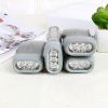 3 LED Hand Pressing Dynamo Crank Power Wind Up Flashlight Torch Light