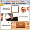 VEVOR Bee Hive Deep Box Starter Kit, 100% Beeswax Coated Natural Cedar Wood