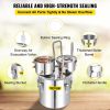 VEVOR Alcohol Still, 13.2Gal / 50L Stainless Steel Water Alcohol Distiller Copper Tube