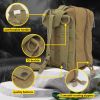 Green Survival First Aid Kit of 255 Supplies Pcs 1000D Nylon Emergency Survival Kit