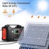 200W Portable Power Station, FlashFish 40800mAh Solar Generator with 110V AC Outlet