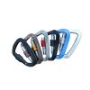 Aluminum Carabiner Clips 5 Pack  D Shape, Keychain Buckles D-Ring Locking