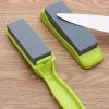 1pc Knife Sharpener With Handle; Sharpening Tool; Household Labor-saving Sharpener