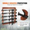 VEVOR Gun Rack, Wood Gun Rack Wall Mount, Gun Display Rack holds 5 Riflesi