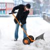 Snow Shovel with Wheels, Snow Pusher