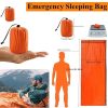 Outdoor Life Emergency Sleeping Bag;  Waterproof Mylar First Aid Survival Gear