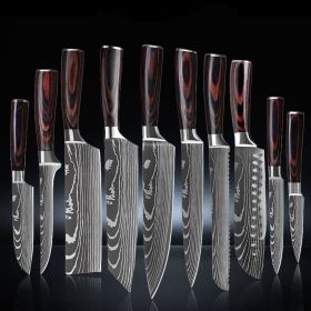 6 Piece Set 8 Piece Set 10 Piece Set Knife Chef's (Option: 10piece set)