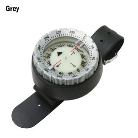 50m/164.04ft Waterproof Diving Compass; Wrist Outdoor Sports Survival Emergency (Color: Gray)